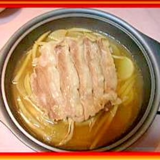 ダイコンと豚バラの簡単煮